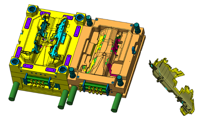 PP Injection Mold + Rubber PP Injection Mold + Rubber