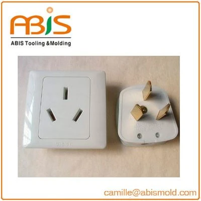 Plastiek van plug en socket schimmel